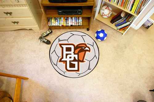 Bowling Green State University Falcons Soccer Ball Rug - Click Image to Close