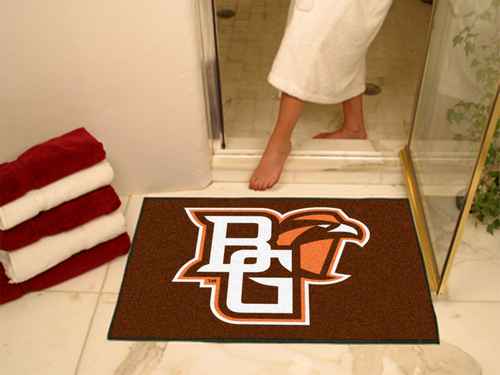 Bowling Green State University Falcons All-Star Rug - Black - Click Image to Close
