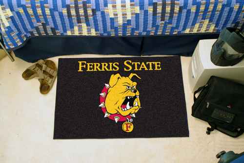 Ferris State University Bulldogs Starter Rug - Click Image to Close