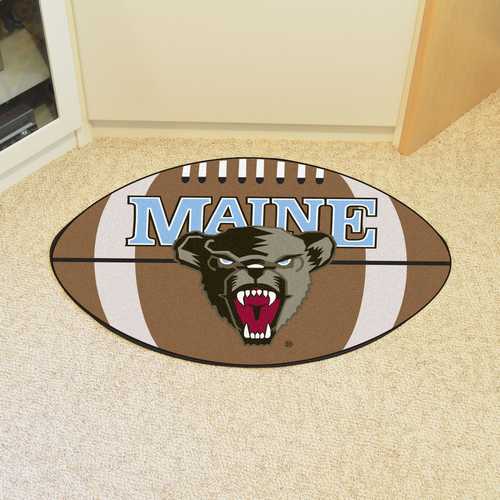 University of Maine Black Bears Football Rug - Click Image to Close