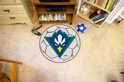 UNC Wilmington Seahawks Soccer Ball Rug - Click Image to Close
