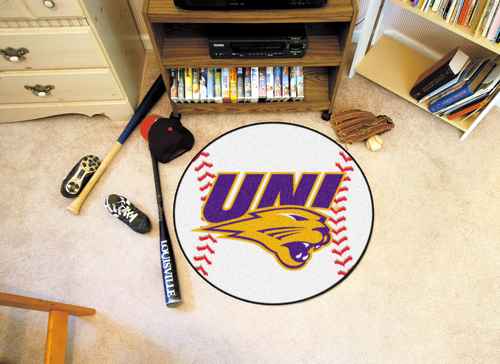 University of Northern Iowa Panthers Baseball Rug - Click Image to Close
