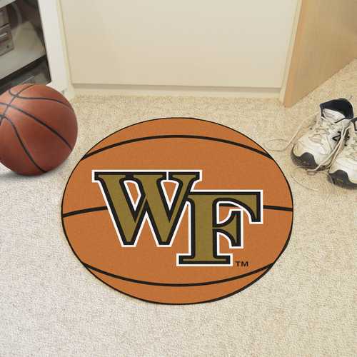 Wake Forest University Demon Deacons Basketball Rug - Click Image to Close