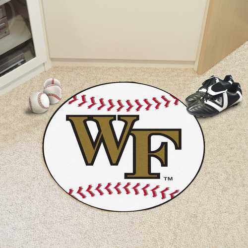 Wake Forest University Demon Deacons Baseball Rug - Click Image to Close