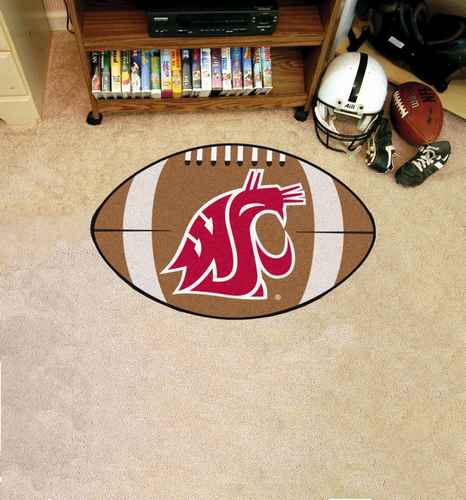 Washington State University Cougars Football Rug - Click Image to Close
