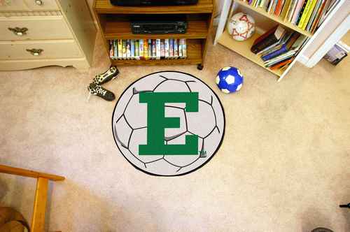 Eastern Michigan University Eagles Soccer Ball Rug - Click Image to Close