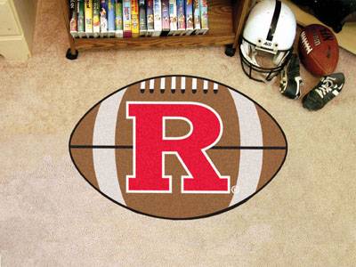 Rutgers University Scarlet Knights Football Rug - Click Image to Close