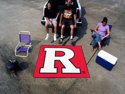 Rutgers University Scarlet Knights Tailgater Rug - Click Image to Close