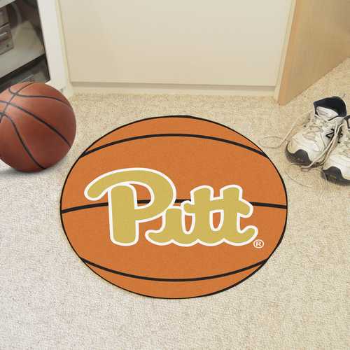 University of Pittsburgh Panthers Basketball Rug - Click Image to Close