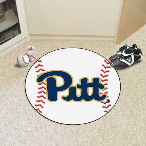 University of Pittsburgh Panthers Baseball Rug - Click Image to Close