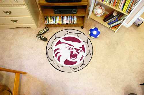 Cal State Chico Wildcats Soccer Ball Rug - Click Image to Close