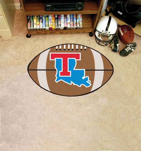 Louisiana Tech University Bulldogs Football Rug - Click Image to Close