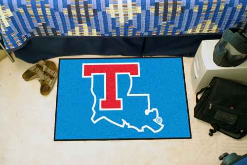 Louisiana Tech University Bulldogs Starter Rug - Click Image to Close