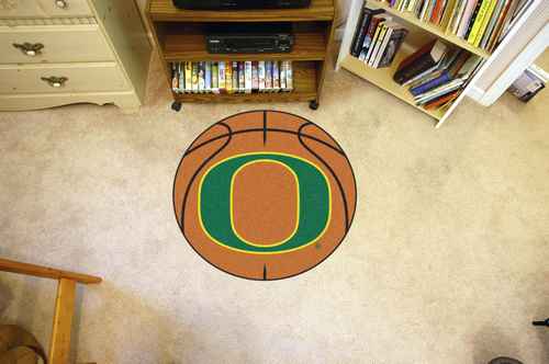 University of Oregon Ducks Basketball Rug - Click Image to Close