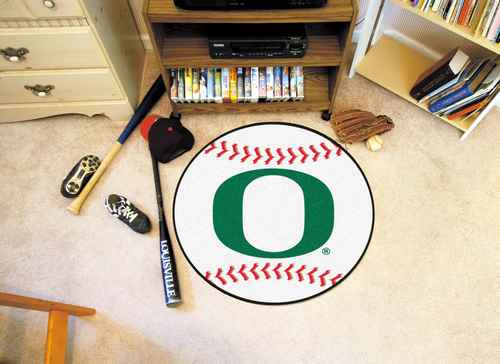 University of Oregon Ducks Baseball Rug - Click Image to Close