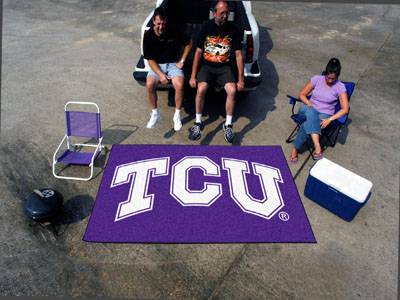 Texas Christian University Horned Frogs Ulti-Mat Rug - Click Image to Close