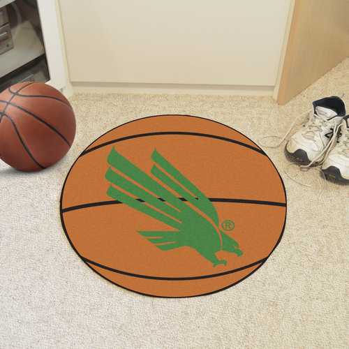 University of North Texas Mean Green Basketball Rug - Click Image to Close