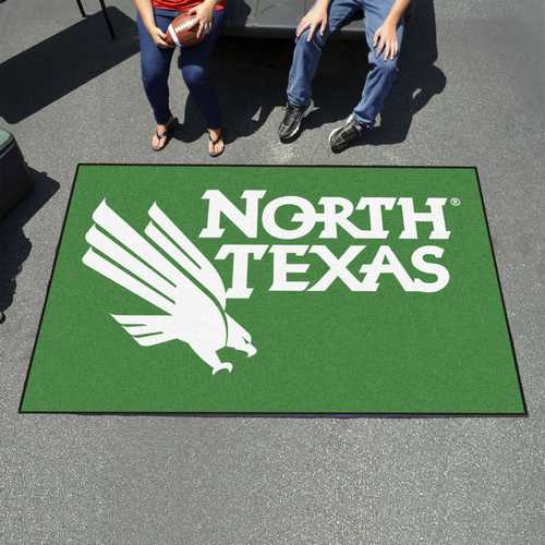University of North Texas Mean Green Ulti-Mat Rug - Click Image to Close
