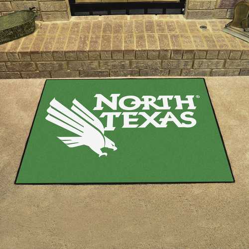 University of North Texas Mean Green All-Star Rug - Click Image to Close