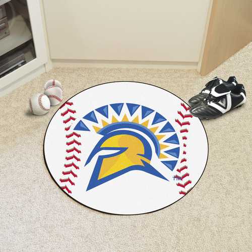 San Jose State University Spartans Baseball Rug - Click Image to Close