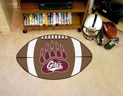 University of Montana Grizzlies Football Rug - Click Image to Close