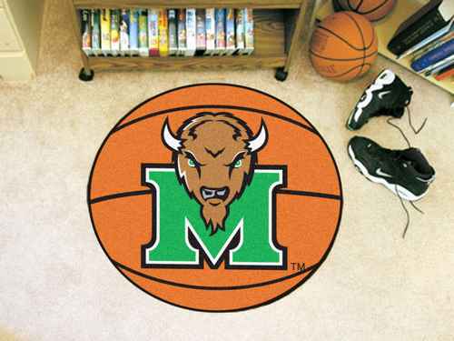 Marshall University Thundering Herd Basketball Rug - Click Image to Close