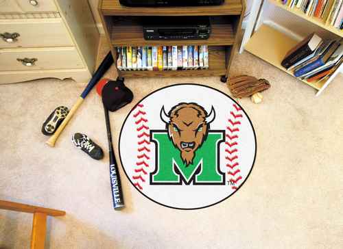 Marshall University Thundering Herd Baseball Rug - Click Image to Close