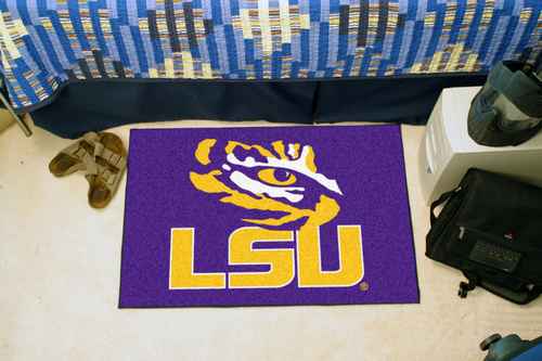 Louisiana State University Tigers Starter Rug - Click Image to Close