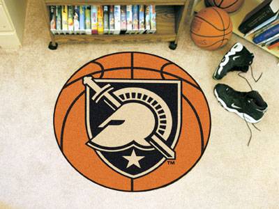 US Military Academy - Army Black Knights Basketball Rug - Click Image to Close