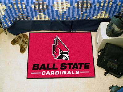 Ball State University Cardinals Starter Rug - Click Image to Close