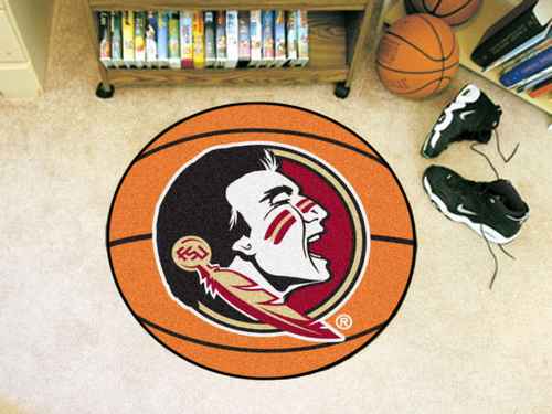 Florida State University Seminoles Basketball Rug - Click Image to Close