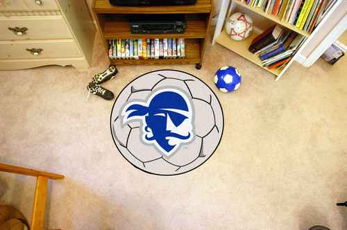 Seton Hall University Pirates Soccer Ball Rug - Click Image to Close