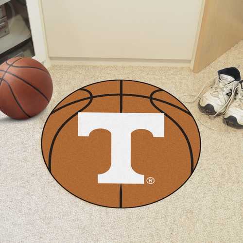 University of Tennessee Volunteers Basketball Rug - Click Image to Close