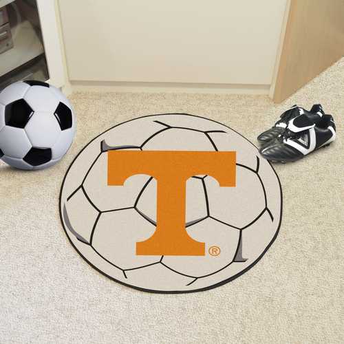 University of Tennessee Volunteers Soccer Ball Rug - Click Image to Close