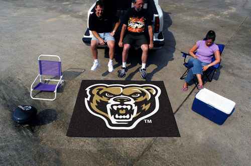 Oakland University Golden Grizzlies Tailgater Rug - Click Image to Close
