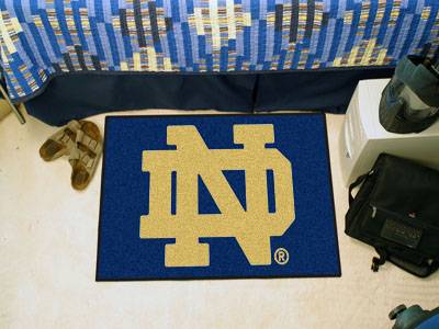 University of Notre Dame Fighting Irish Starter Rug - Click Image to Close