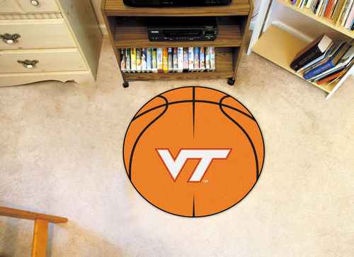 Virginia Tech Hokies Basketball Rug - Click Image to Close