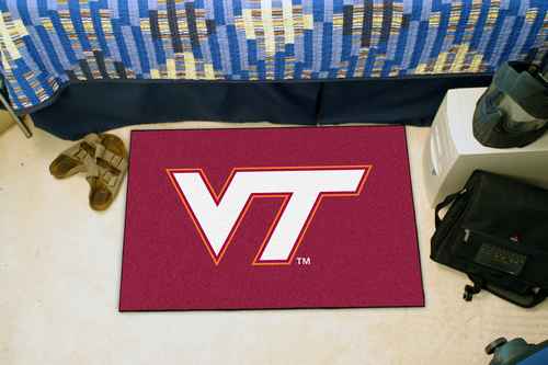 Virginia Tech Hokies Starter Rug - Click Image to Close