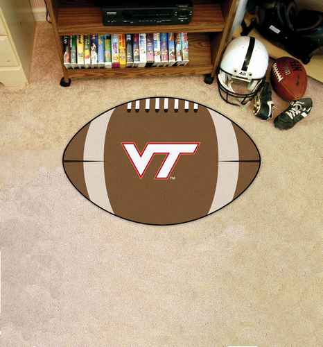 Virginia Tech Hokies Football Rug - Click Image to Close