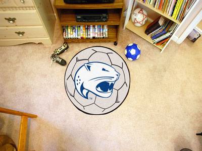 University of South Alabama Jaguars Soccer Ball Rug - Click Image to Close