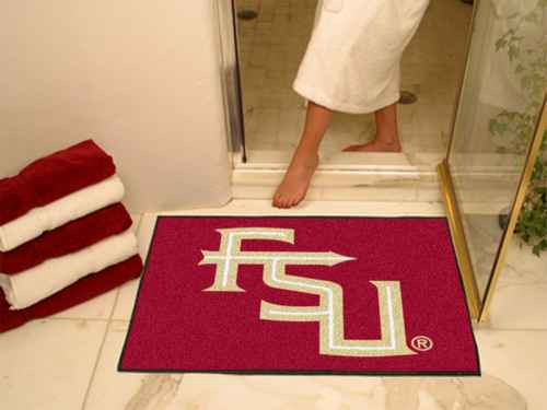 Florida State University Seminoles All-Star Rug - FS Logo - Click Image to Close