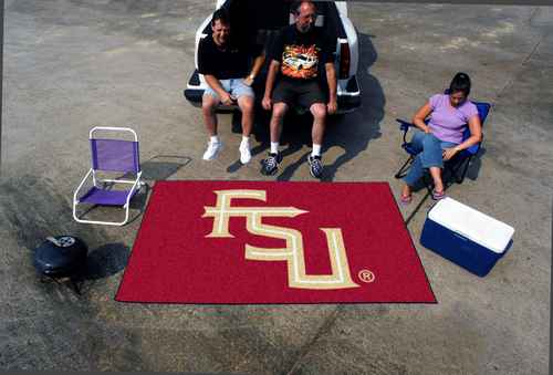 Florida State University Seminoles Ulti-Mat Rug - FS Logo - Click Image to Close