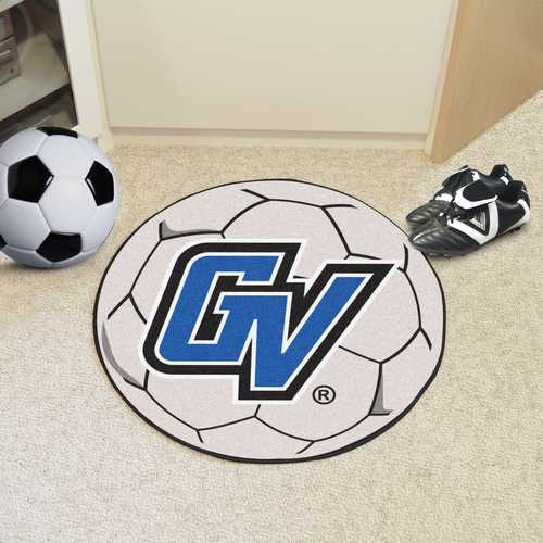 Grand Valley State University Lakers Soccer Ball Rug - Click Image to Close