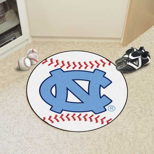 University of North Carolina Tar Heels Baseball Rug - NC - Click Image to Close