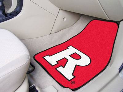 Rutgers University Scarlet Knights Carpet Car Mats - Click Image to Close