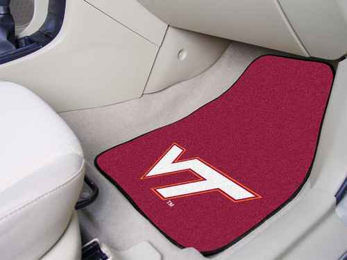 Virginia Tech Hokies Carpet Car Mats - Click Image to Close