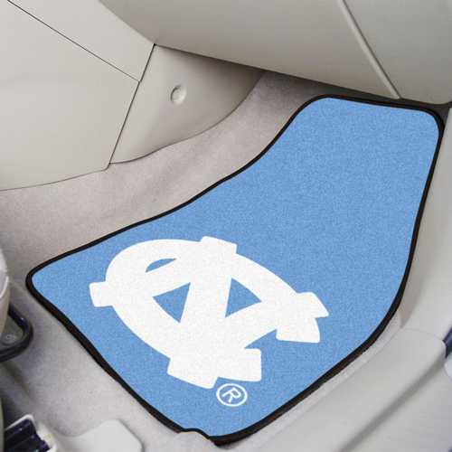 University of North Carolina Tar Heels Carpet Car Mats - NC - Click Image to Close