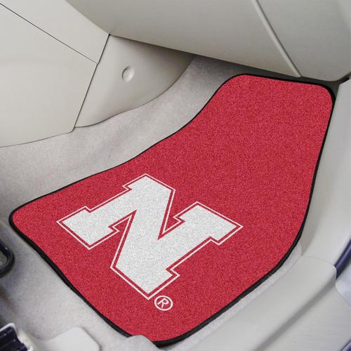 University of Nebraska Cornhuskers Carpet Car Mats - Huskers - Click Image to Close