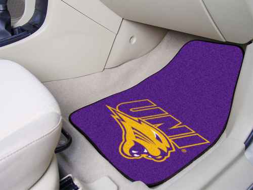 University of Northern Iowa Panthers Carpet Car Mats - Click Image to Close