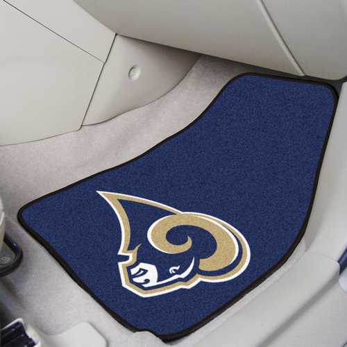 Los Angeles Rams Carpet Car Mats - Click Image to Close